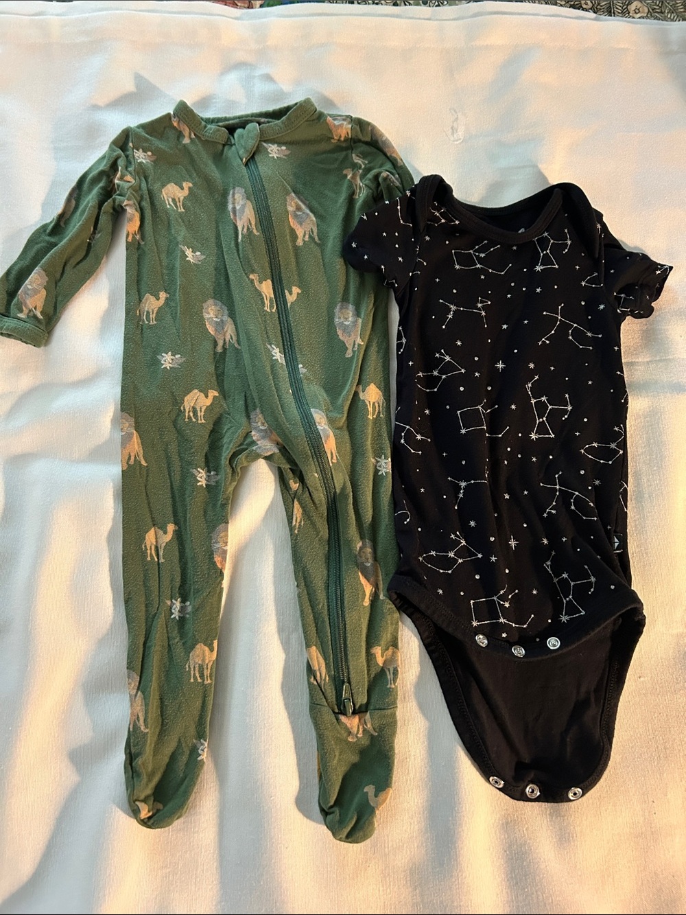Kyte Baby sleeper and onsie, 3-6 mo
